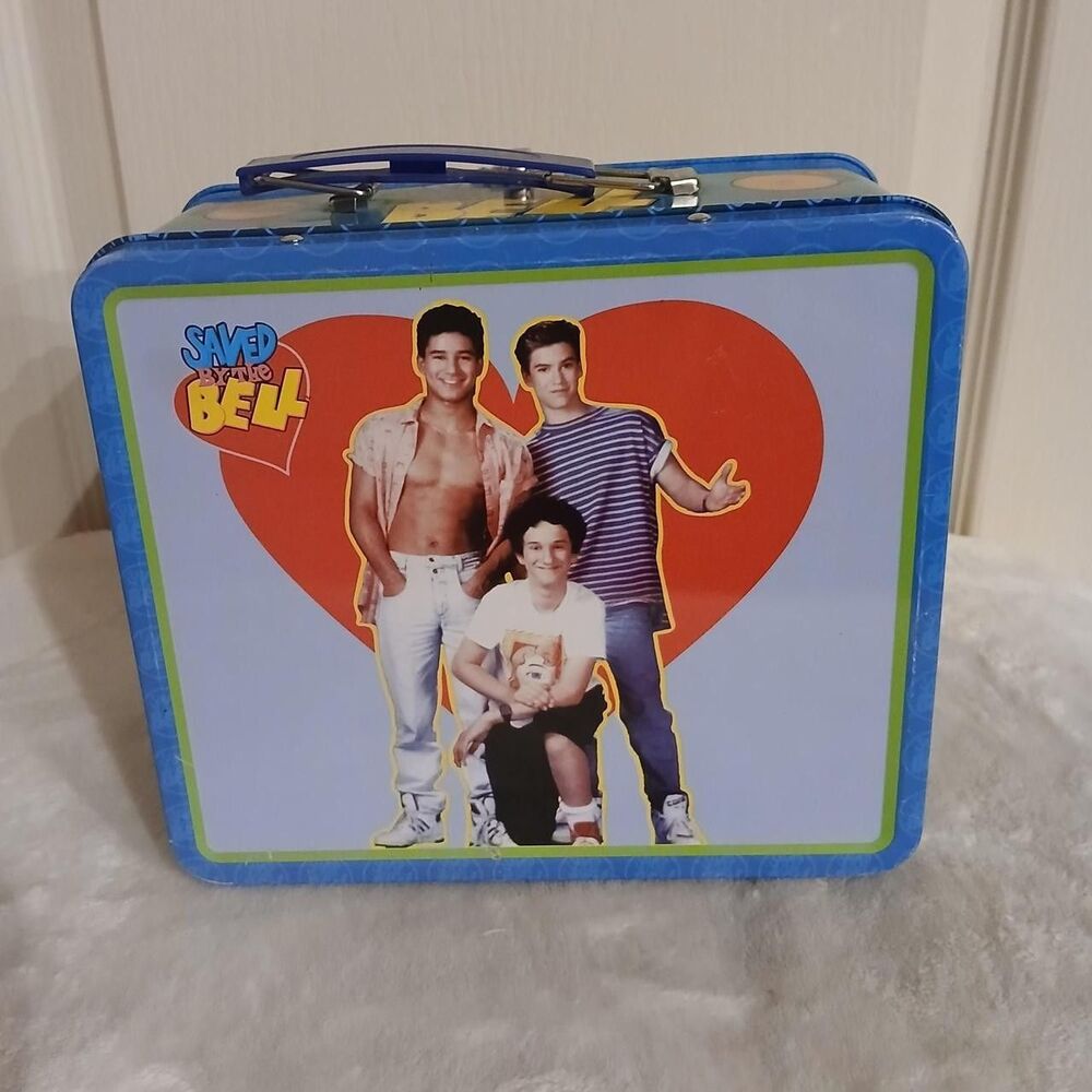 Vintage Y2K 2003 Saved By The Bell "Beef Cakes" Metal Tin Lunch Box - Picture 2 of 8